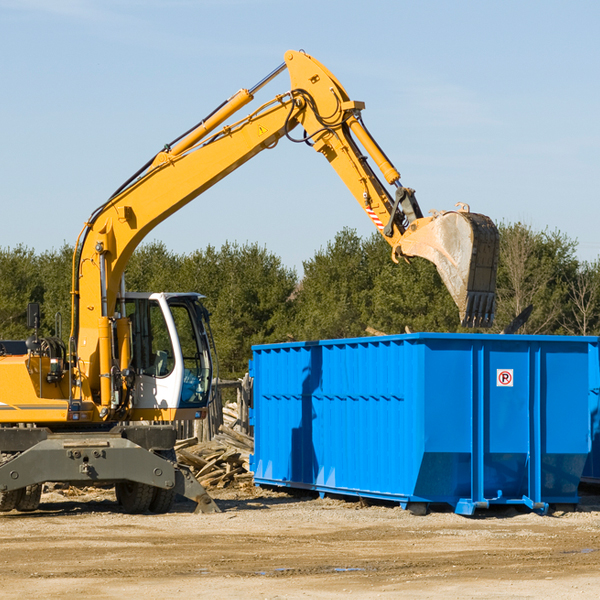 can i choose the location where the residential dumpster will be placed in Newport News City County VA